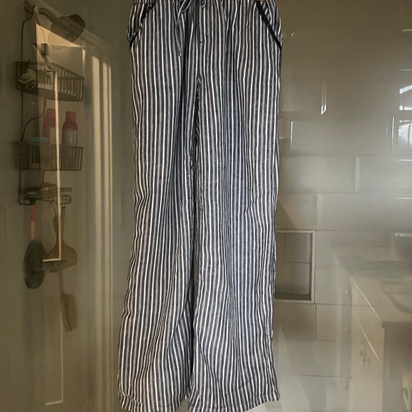 Wide leg linen trousers S - Picture 3 of 6